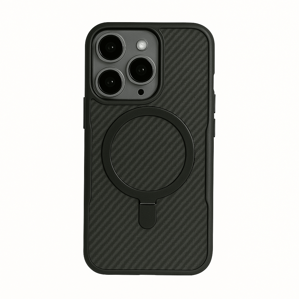 iPhone 15 Pro Case – Magnetic Shockproof Carbon Fiber Cover | Pejayz