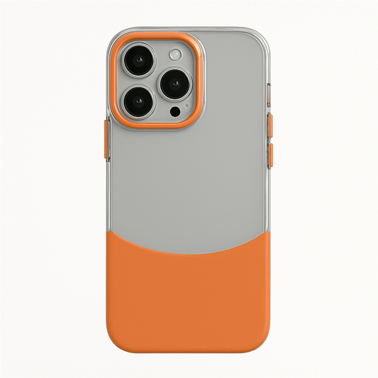 iPhone 16 Pro Case – Transparent Duo-Tone Design Cover | Pejayz