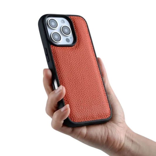 iPhone 16 Pro Max Case Genuine Cowhide Leather - Pejayz