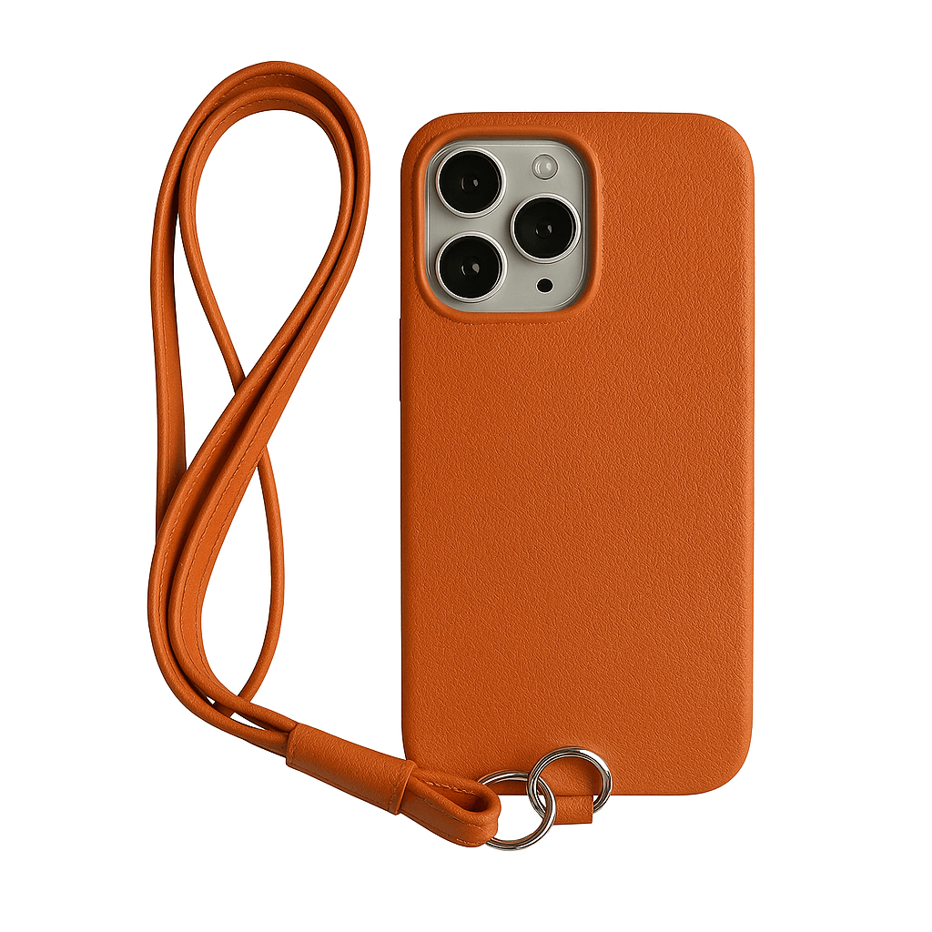 Leather Cowhide Case for iPhone 16 Pro Max - With Lanyard | Pejayz