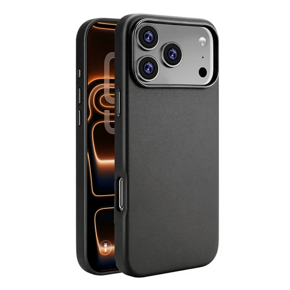 iPhone 17 Pro Max Cow Hide Leather Case with Soft Inner | Pejayz