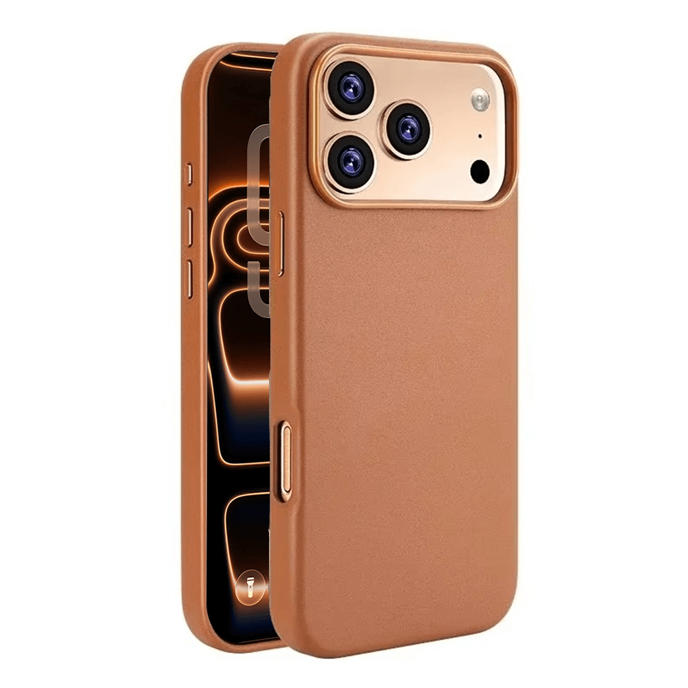 iPhone 17 Pro Max Cow Hide Leather Case with Soft Inner | Pejayz