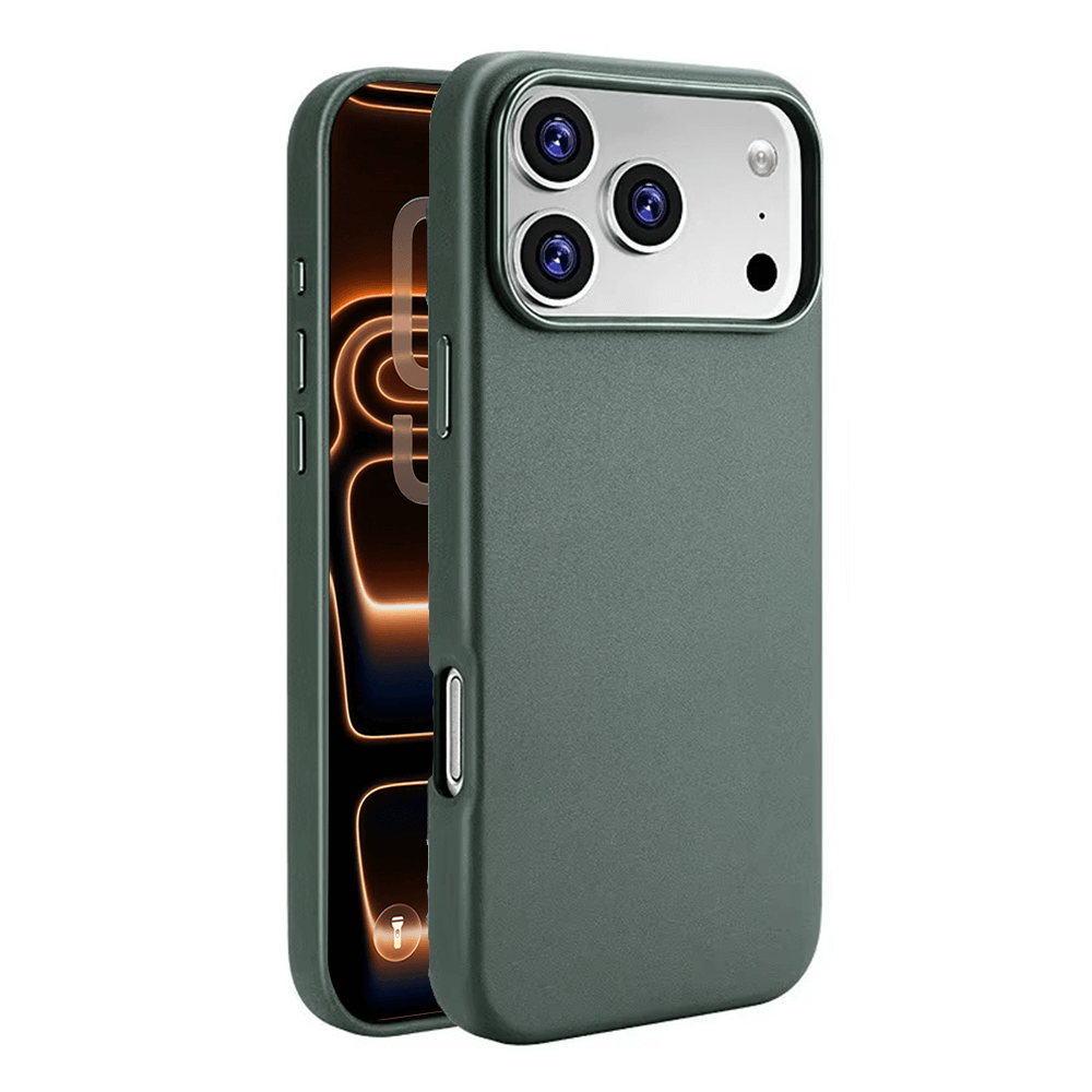 iPhone 17 Pro Max Cowhide Leather Case