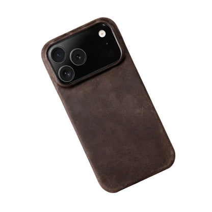 iPhone 17 Pro Max Genuine Retro Cowhide Leather Case | Pejayz